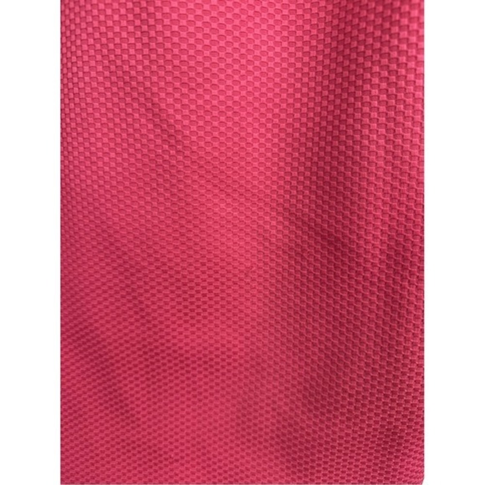Tahari Arthur S. Levine Fuchsia Pink Textured Sheath Dress Belt Accents 10 - Picture 9 of 15